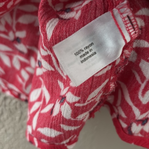 Women’s Lane Bryant Cinched 3/4 Sleeve Top, Size 18 2X, Pink - Picture 4 of 6